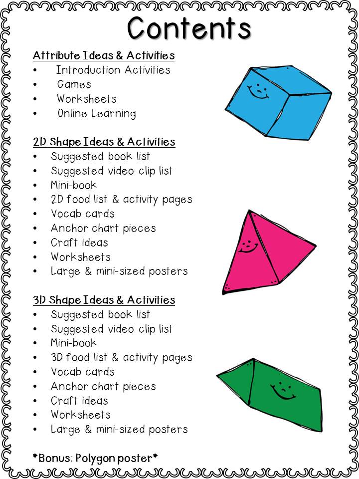 Geometry: 3D Shapes | Mrs. Wheeler's First Grade Tidbits | Bloglovin’